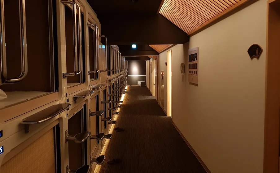 cultural capsule hotel japan photos